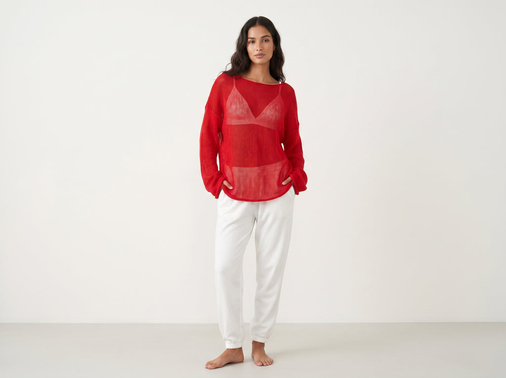 Top Sheer Transparente