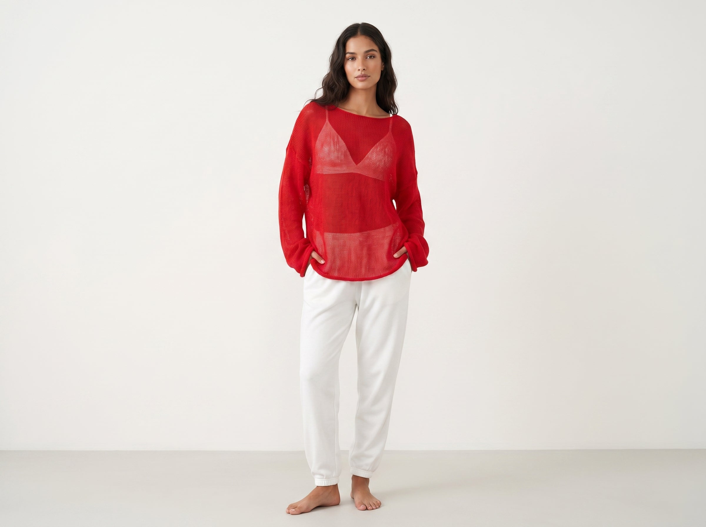 Top Sheer Transparente