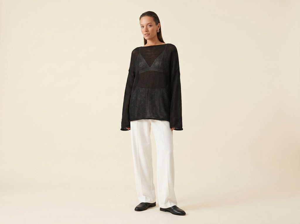 Top Sheer Transparente