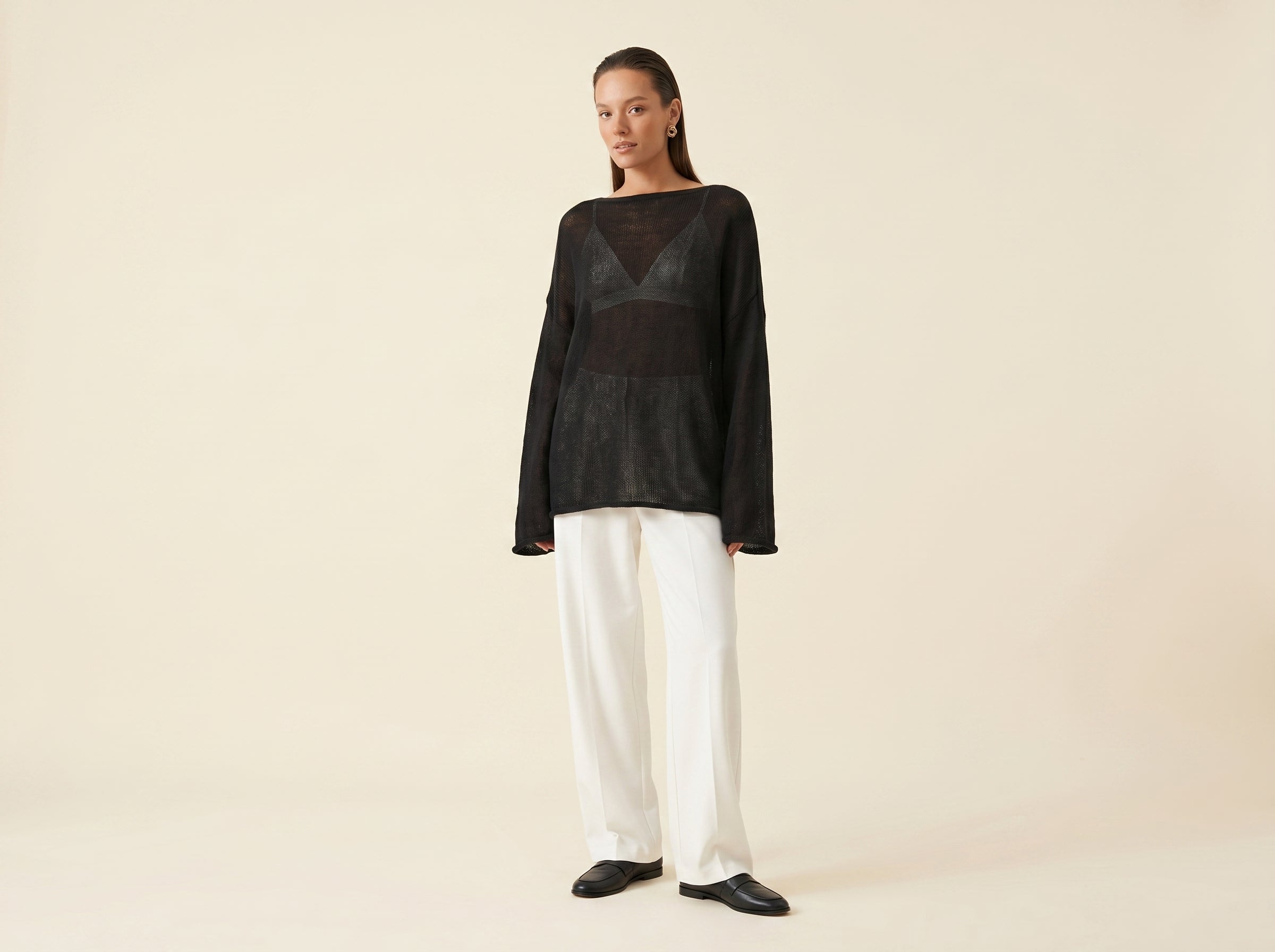 Top Sheer Transparente