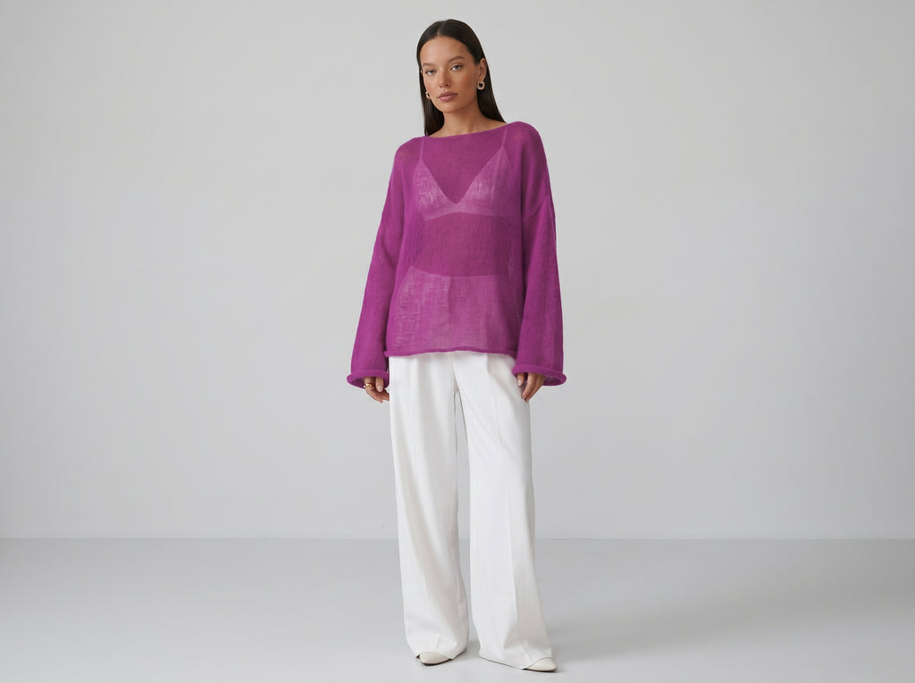 Top Sheer Transparente