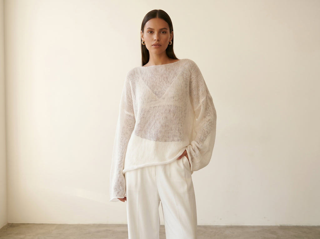 Top Sheer Transparente
