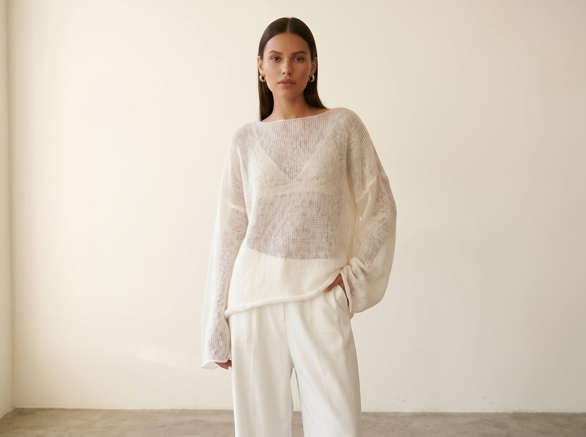 Top Sheer Transparente