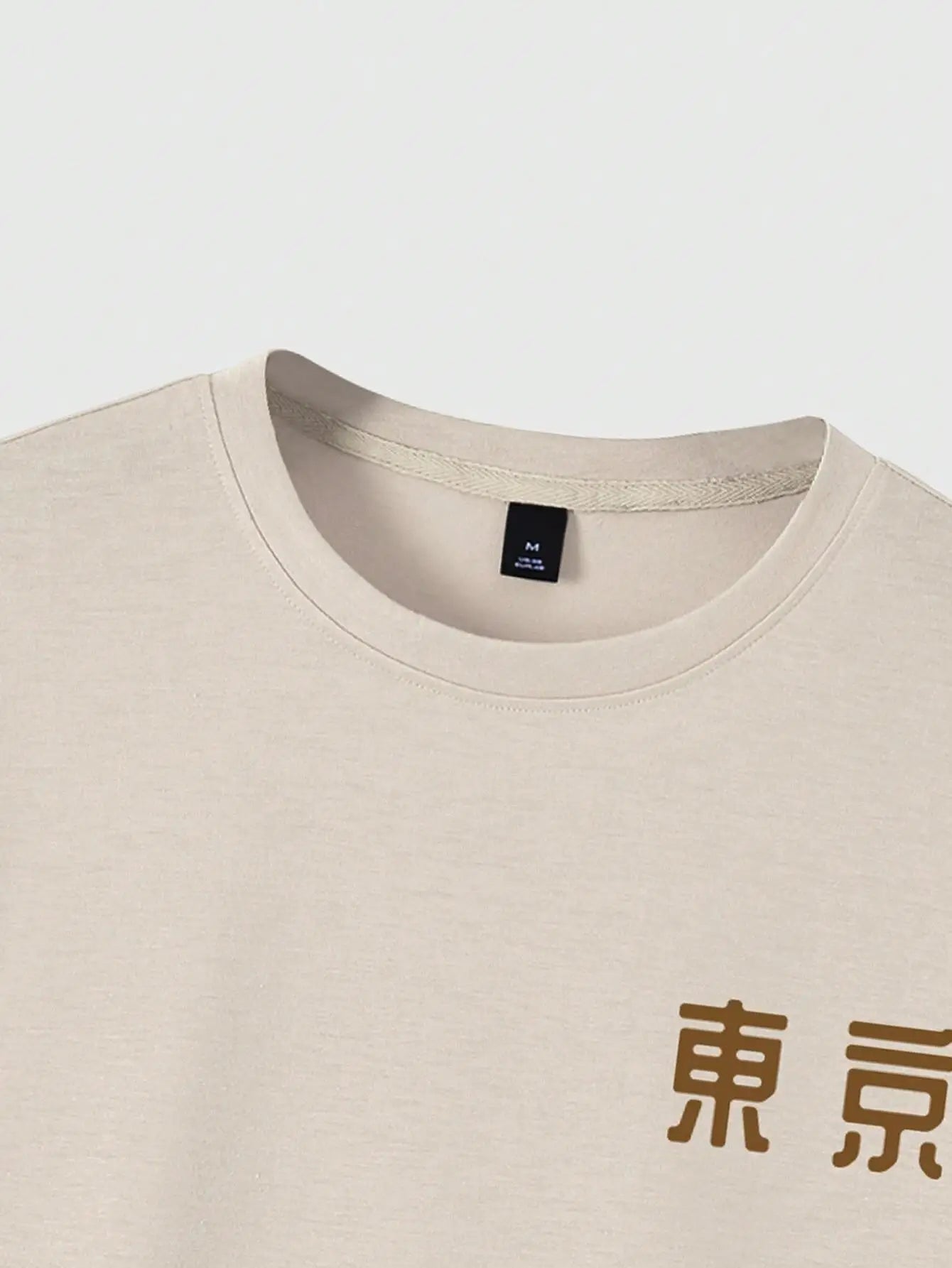 Camiseta hombre algodón estampada transpirable elástica verano casual cómoda diaria