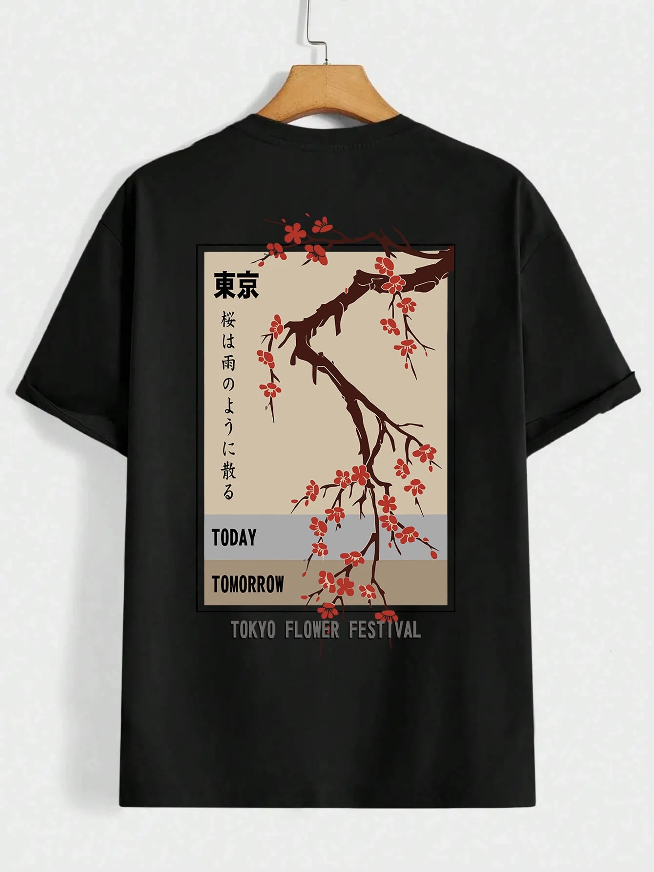 Camiseta hombre algodón estampada transpirable elástica verano casual cómoda diaria