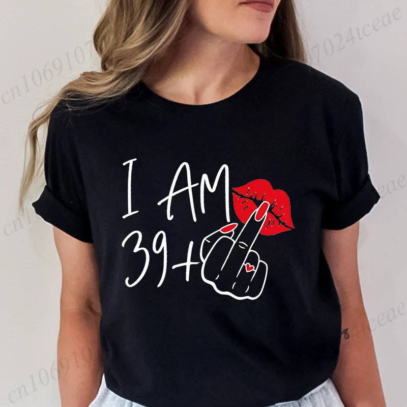 Camiseta juvenil de manga corta para niña – estilo urbano cómoda y versátil para uso diario