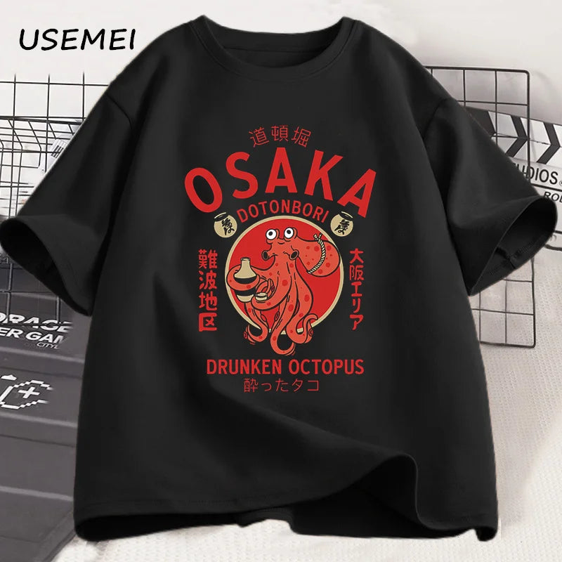 Camiseta de Algodón para Hombre con Estampado Animal – Estilo Casual y Transpirable Todo el Año