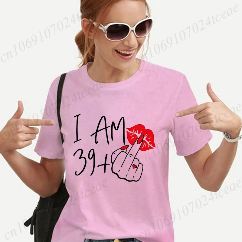 Camiseta juvenil de manga corta para niña – estilo urbano cómoda y versátil para uso diario