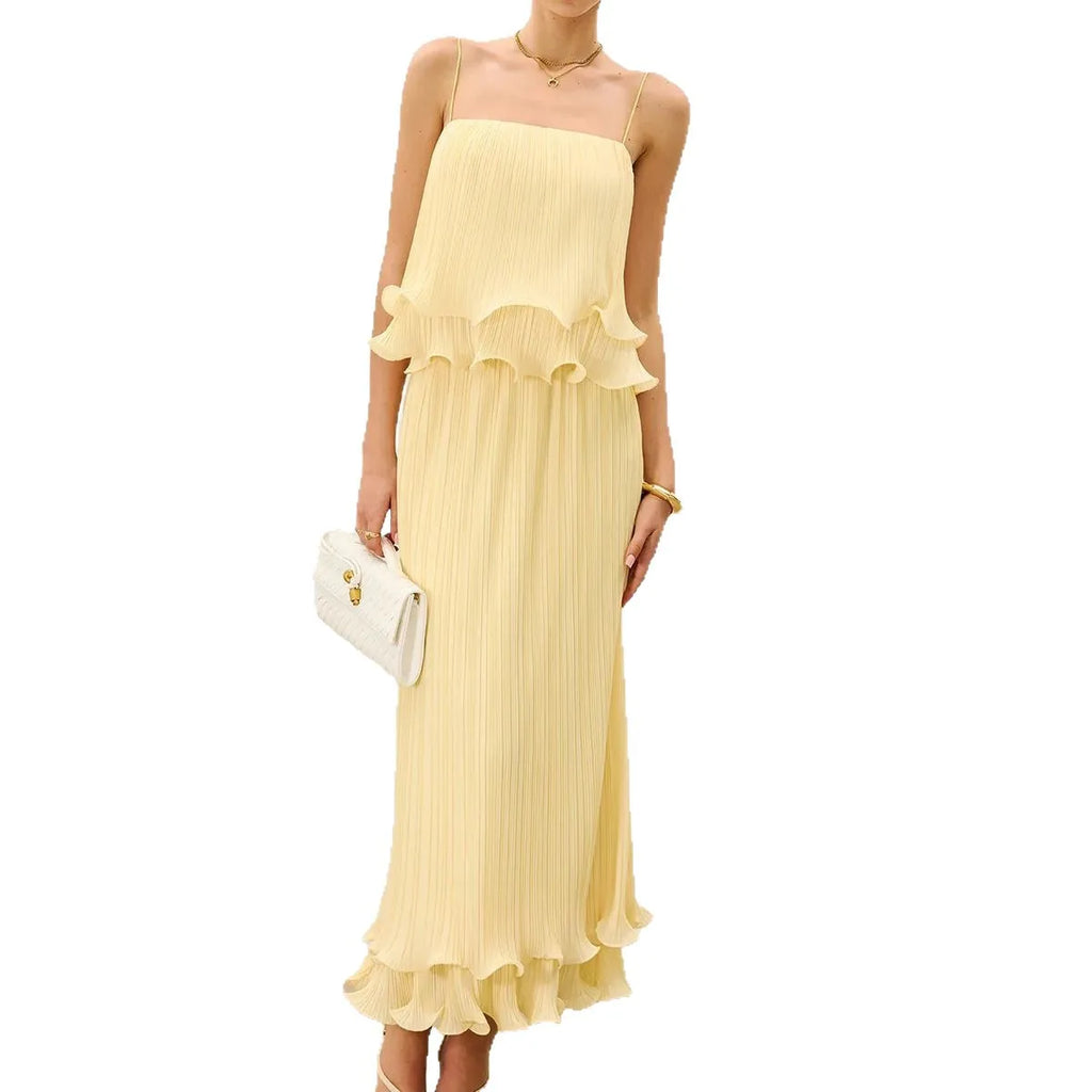 Conjunto 2 Piezas Verano A-Line con Top Cuadrado – Estilo Minimalista y Elegante ✨