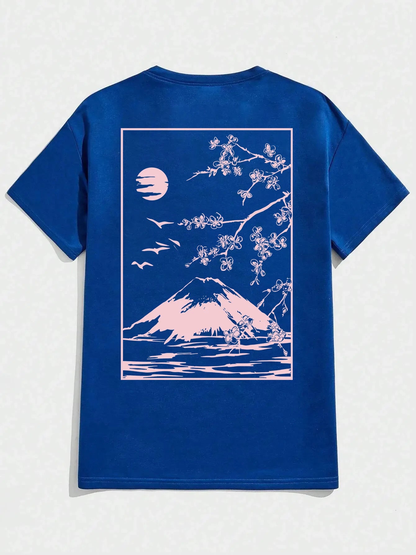Camiseta de hombre manga corta transpirable elástica estampada verano estilo casual