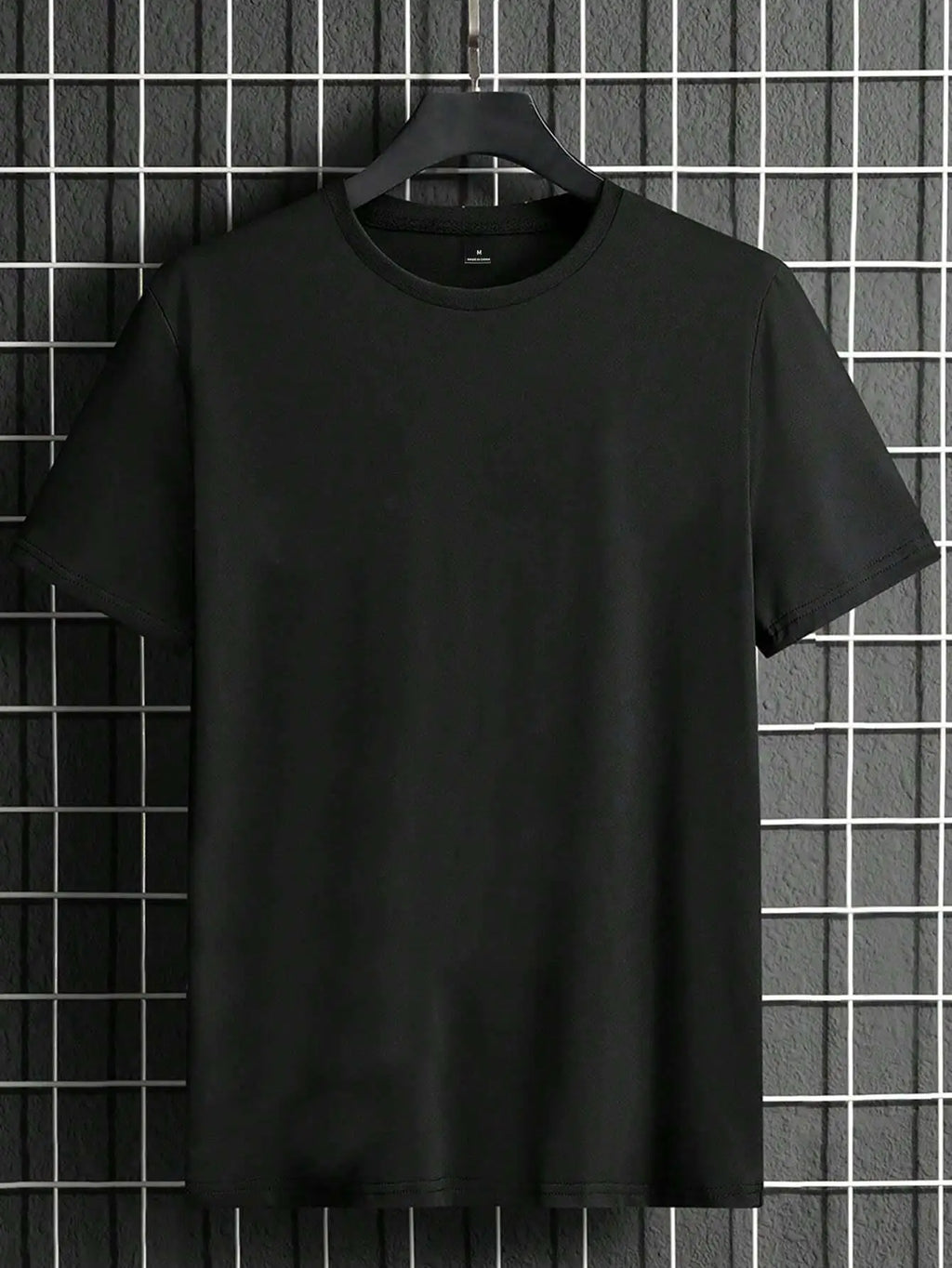 Camiseta de hombre manga corta transpirable elástica estampada verano estilo casual