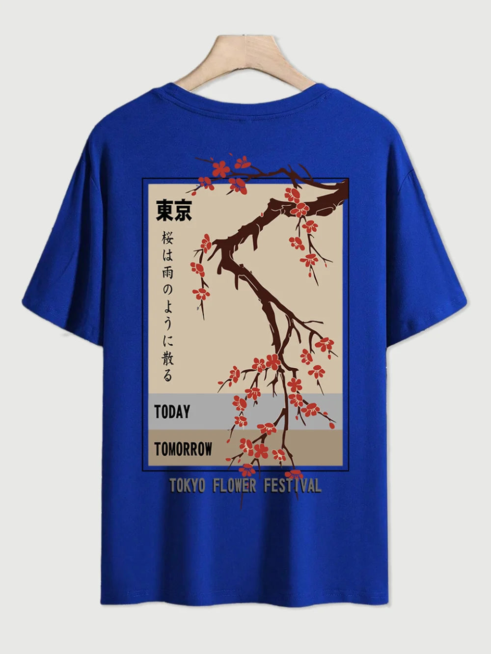 Camiseta hombre algodón estampada transpirable elástica verano casual cómoda diaria