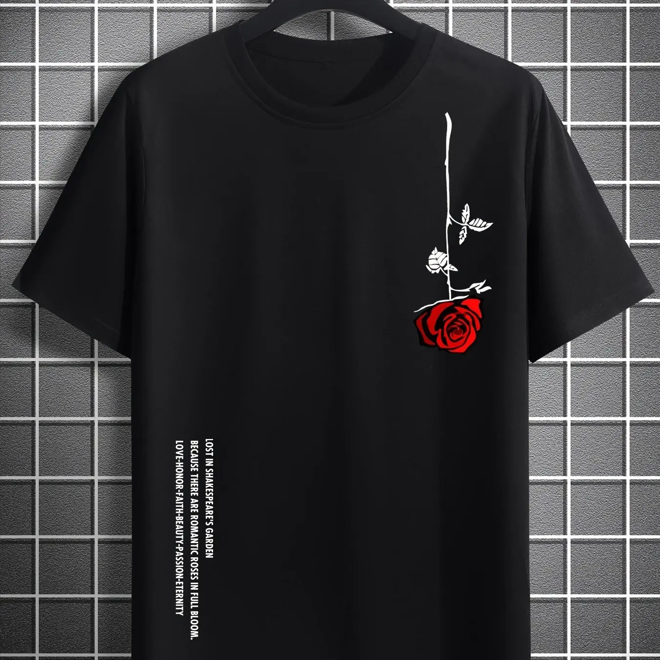 Camiseta de Algodón para Hombre – Estilo Casual Transpirable para Primavera y Verano