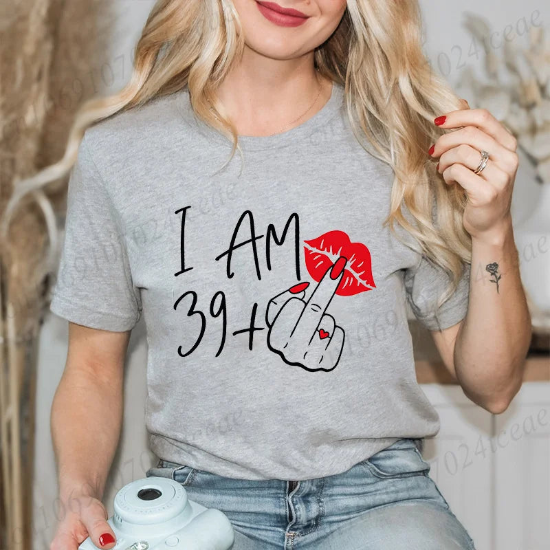 Camiseta juvenil de manga corta para niña – estilo urbano cómoda y versátil para uso diario