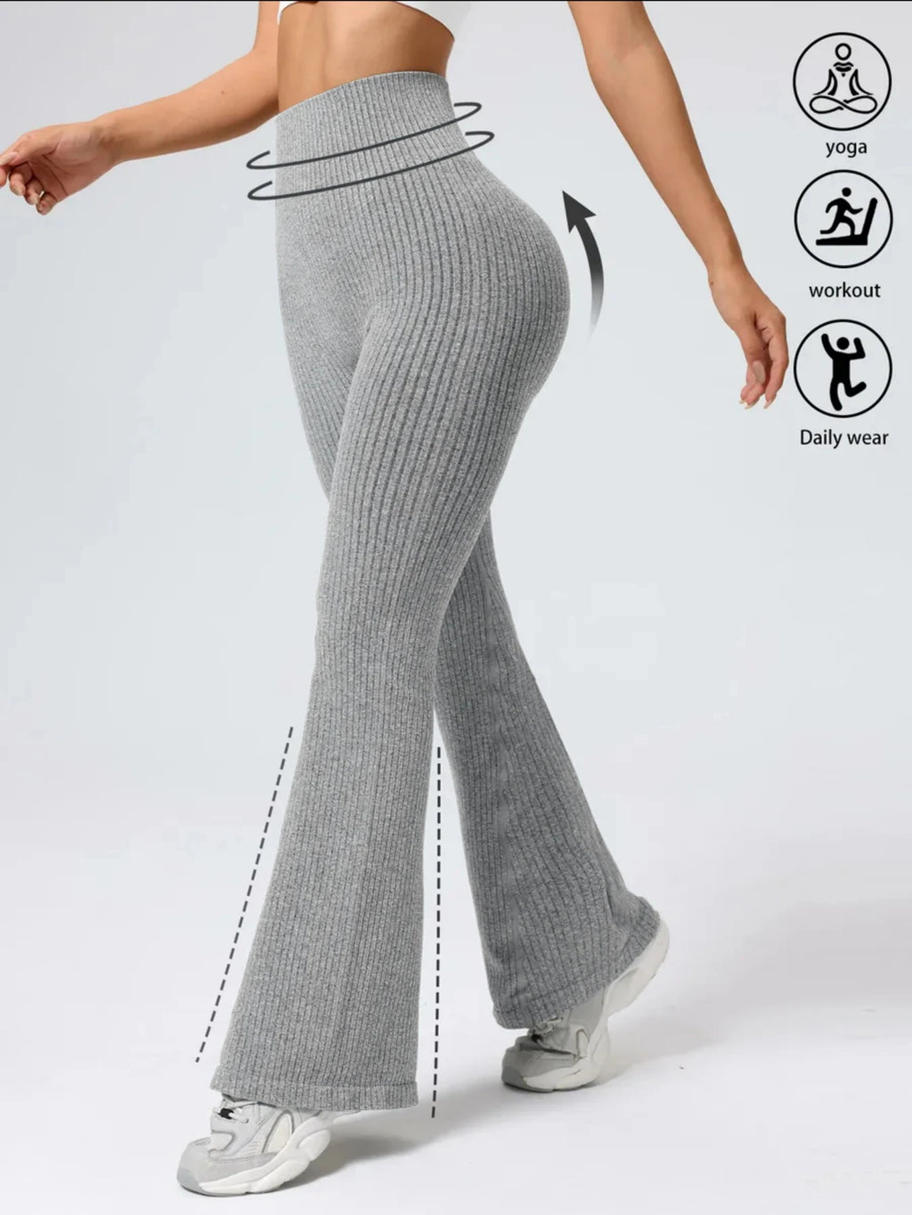 Leggings de Cintura Alta Sin Costuras para Mujer – Efecto Push Up y Ajuste Deportivo