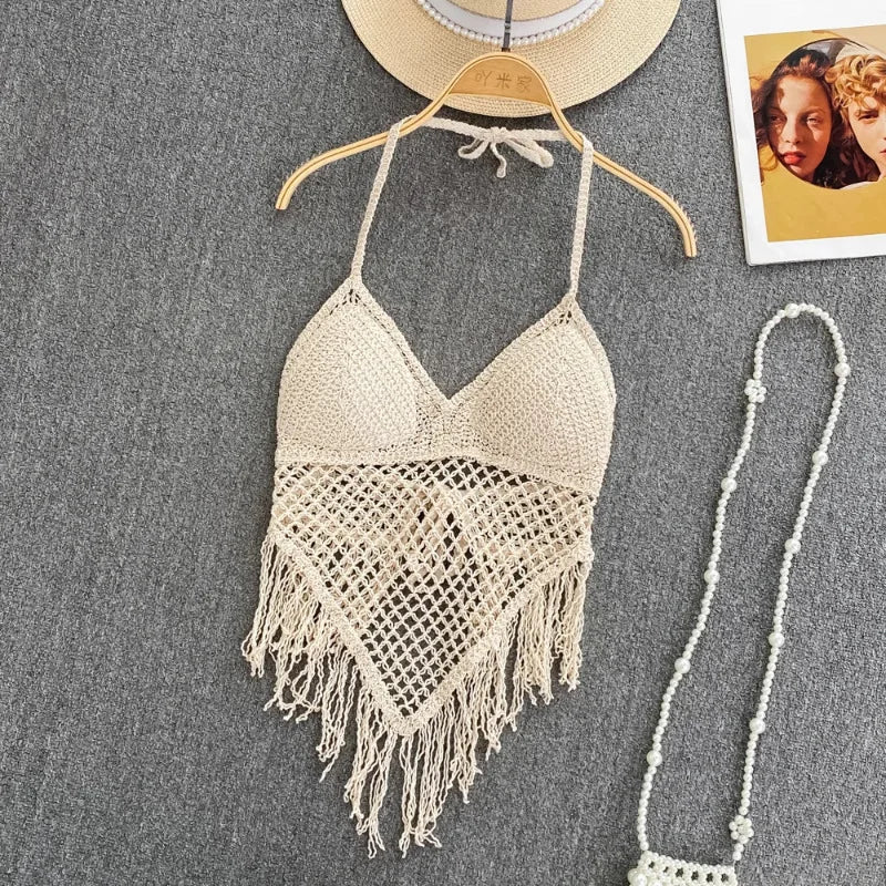 Top bohemio corto para niña – camiseta ligera y cómoda para primavera y verano