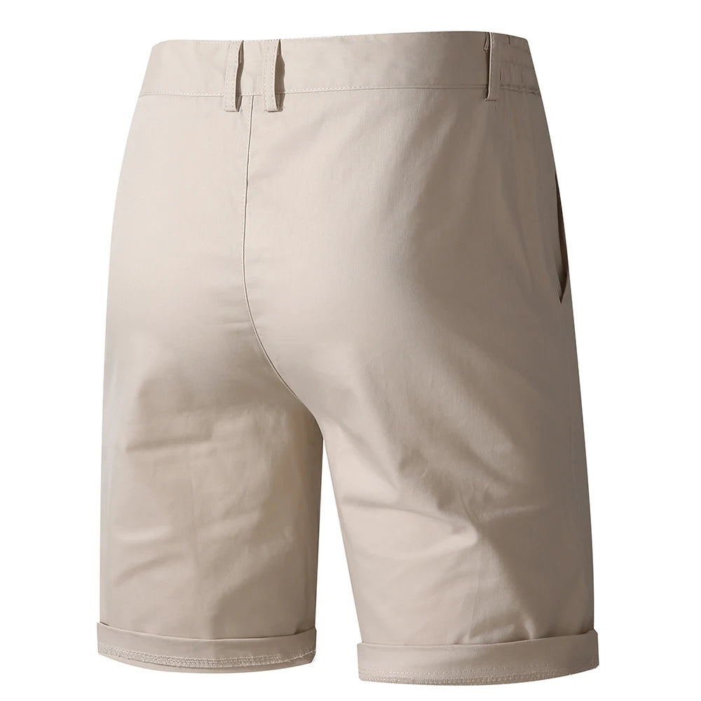 Pantalones cortos de hombre 100% algodón – Verano, cómodos, estilo casual y uso diario