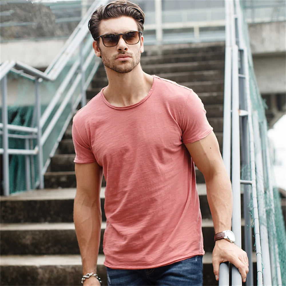 Camiseta Hombre Premium Algodón – Suave, Fresca y Perfecta para Verano