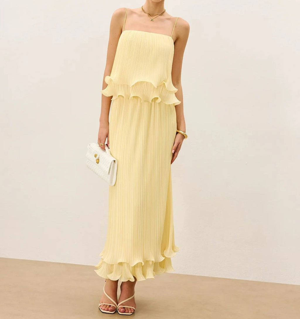 Conjunto 2 Piezas Verano A-Line con Top Cuadrado – Estilo Minimalista y Elegante ✨