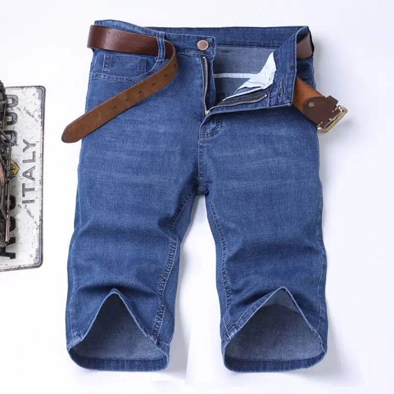 Pantalones cortos hombre elegantes casual algodón ajustados con bolsillos verano cómodos
