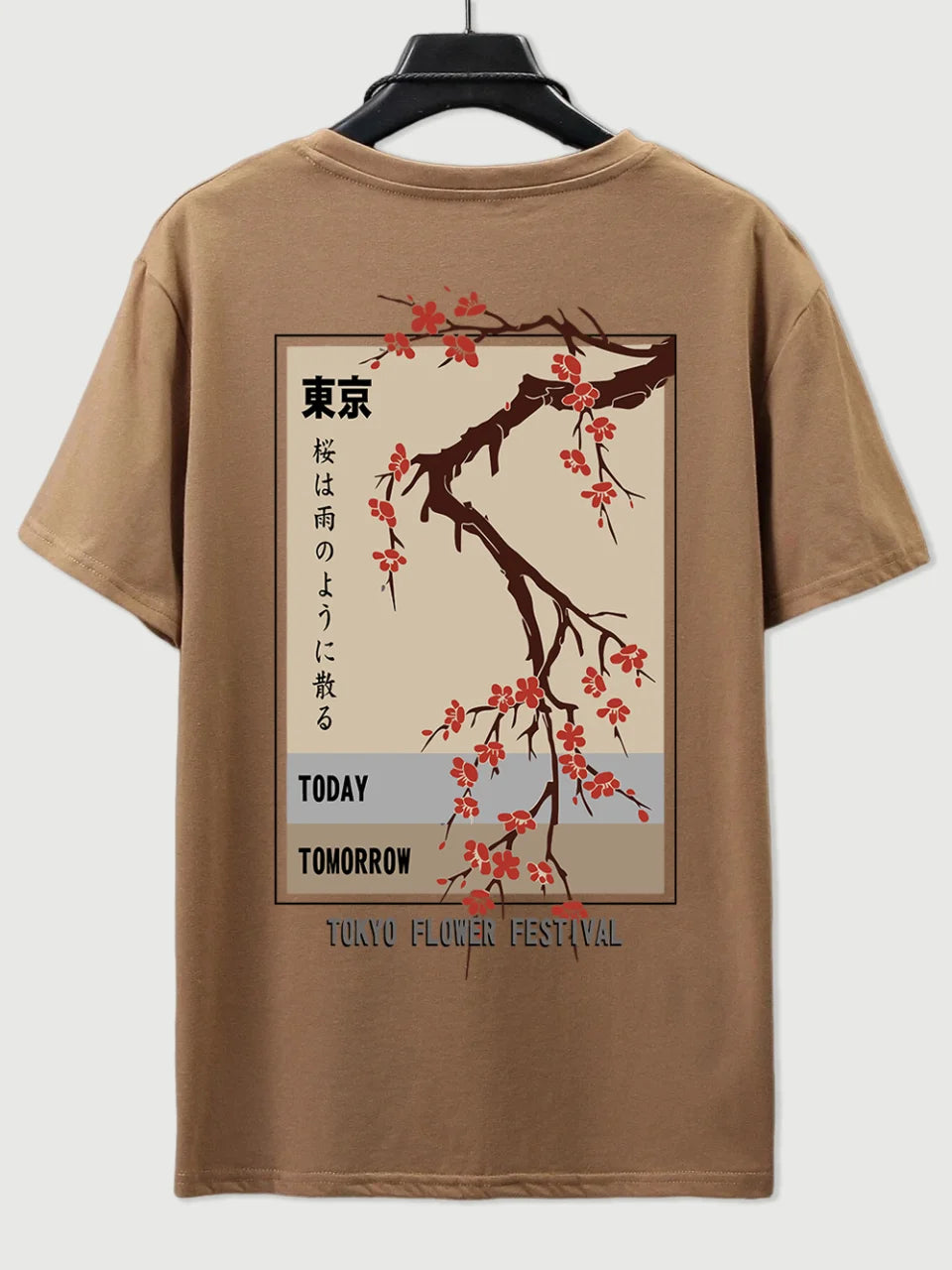 Camiseta hombre algodón estampada transpirable elástica verano casual cómoda diaria