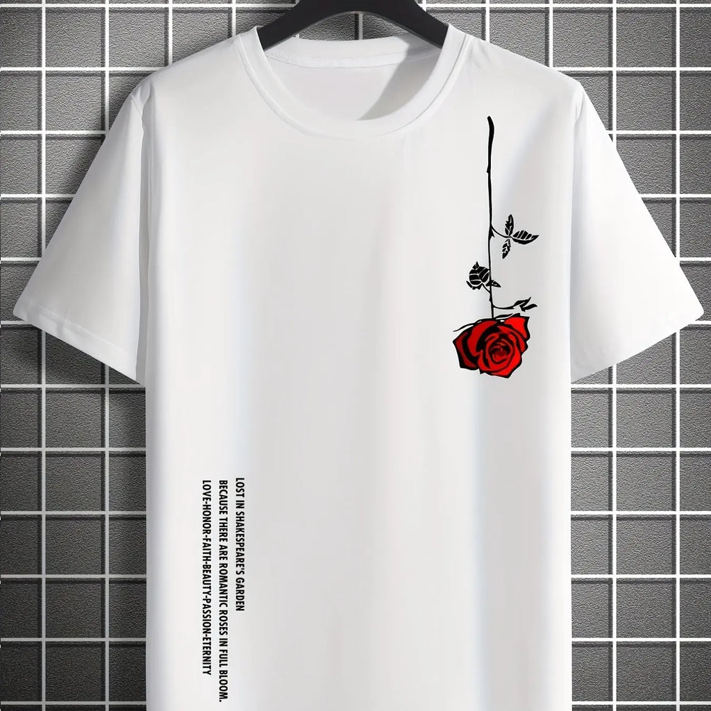 Camiseta de Algodón para Hombre – Estilo Casual Transpirable para Primavera y Verano