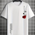 Camiseta de Algodón para Hombre – Estilo Casual Transpirable para Primavera y Verano
