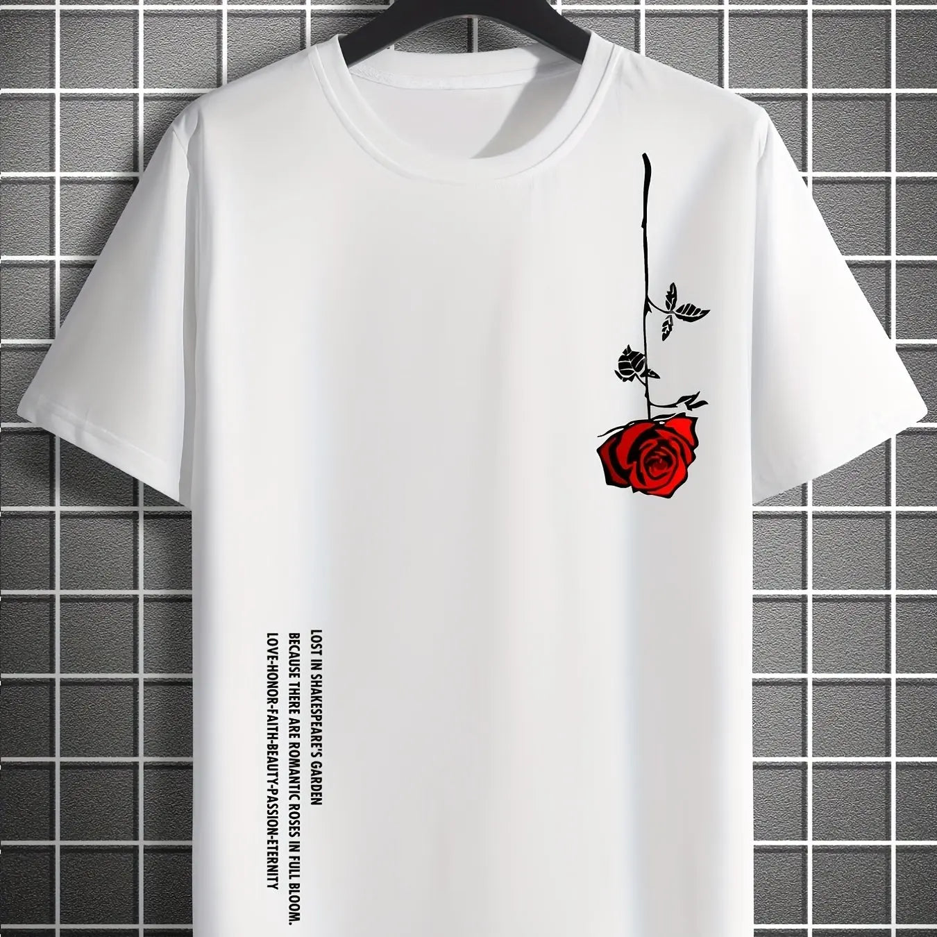Camiseta de Algodón para Hombre – Estilo Casual Transpirable para Primavera y Verano
