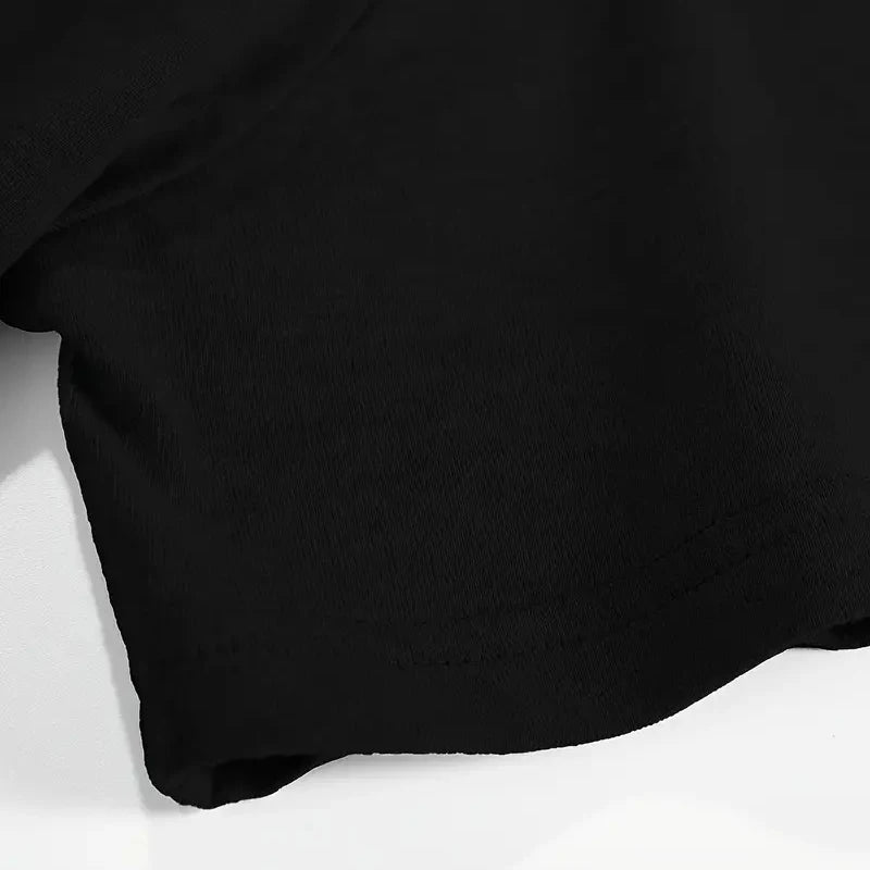 Camiseta de Mujer con Estampado de Letras y Encaje de Bolillos – Estilo Básico Verano
