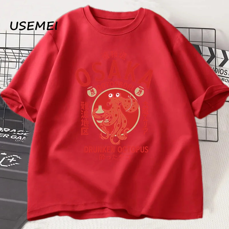 Camiseta de Algodón para Hombre con Estampado Animal – Estilo Casual y Transpirable Todo el Año