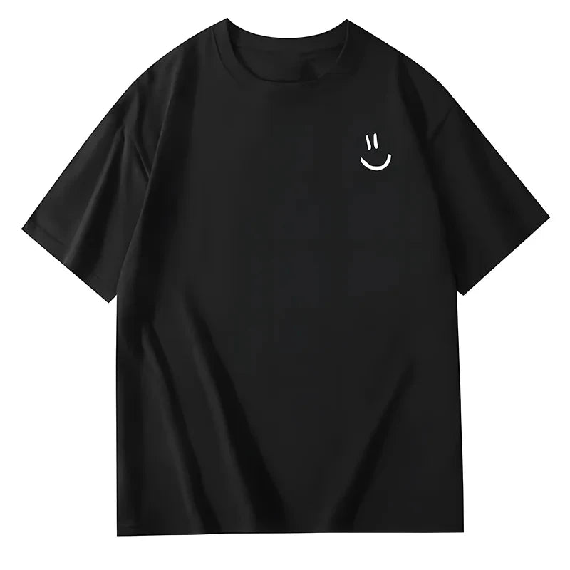 Camiseta de Mujer MINISO con Estampado de Dibujos Animados y Apliques – Estilo Informal