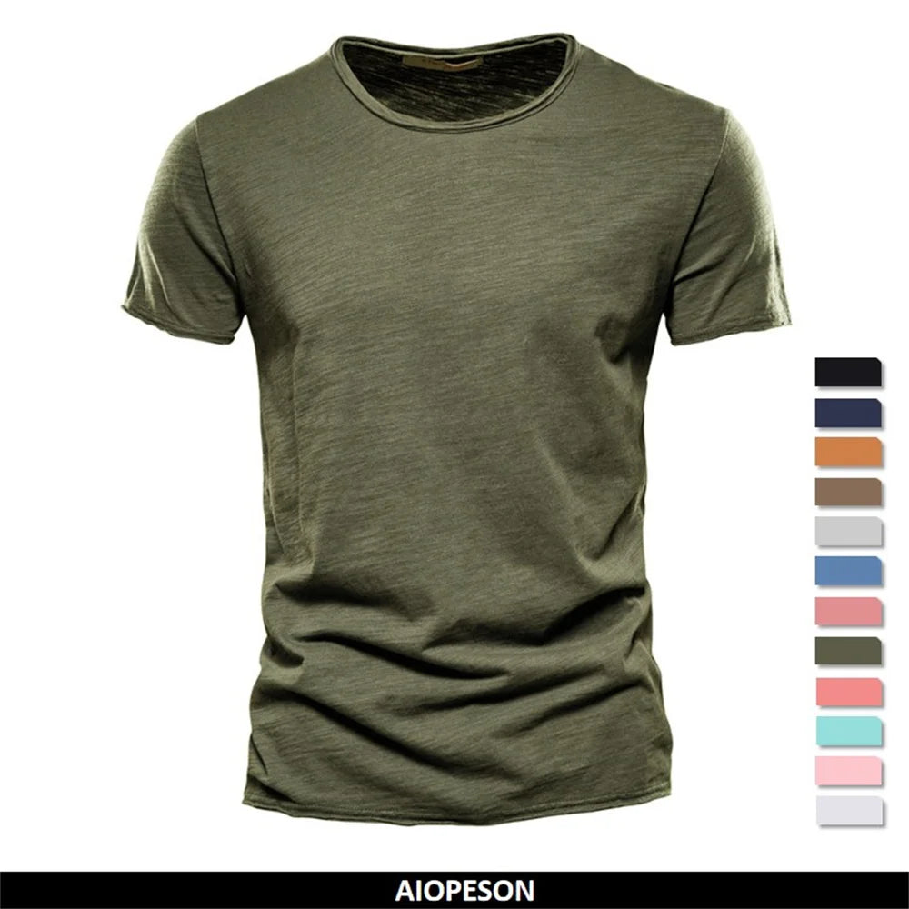 Camiseta Hombre Premium Algodón – Suave, Fresca y Perfecta para Verano