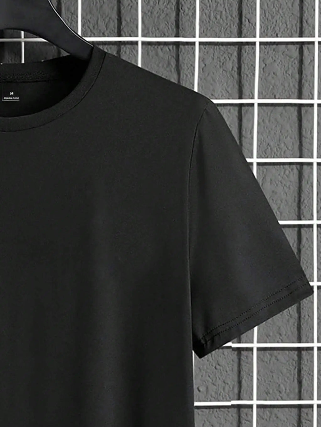 Camiseta de hombre manga corta transpirable elástica estampada verano estilo casual