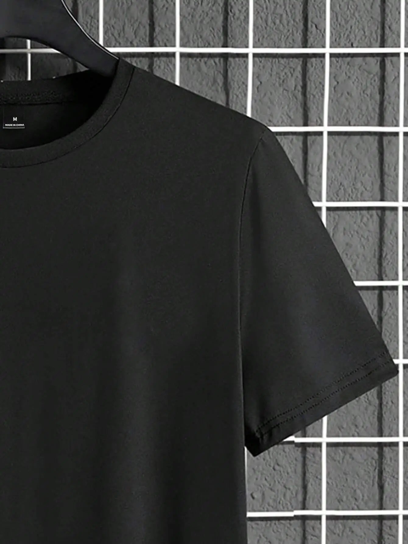Camiseta de hombre manga corta transpirable elástica estampada verano estilo casual