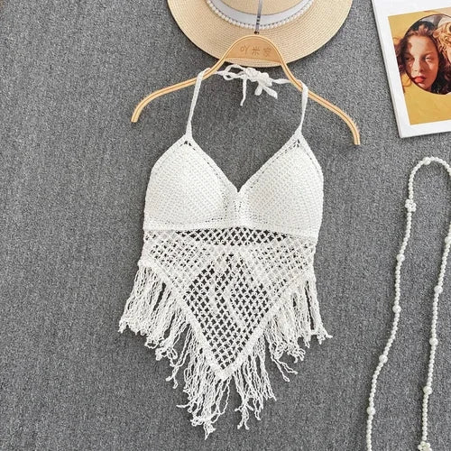 Top bohemio corto para niña – camiseta ligera y cómoda para primavera y verano
