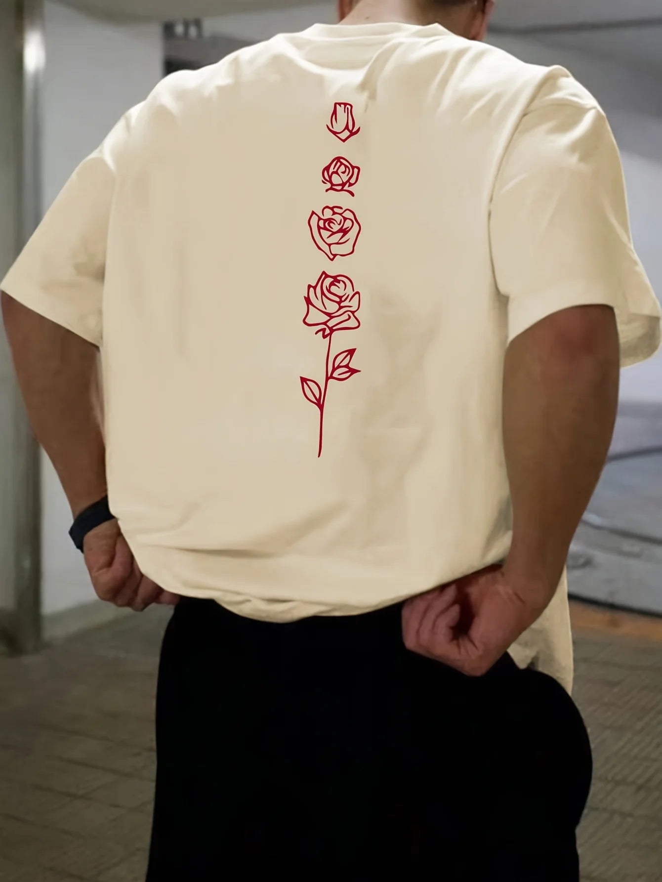 Camiseta de hombre algodón transpirable manga corta – estilo casual para primavera y verano
